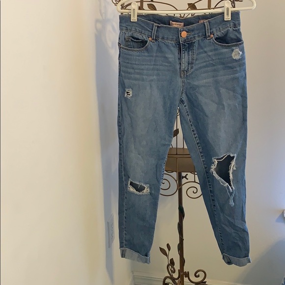 Juicy Couture Denim - Juicy Couture Distressed Skinny Ankle Jeans